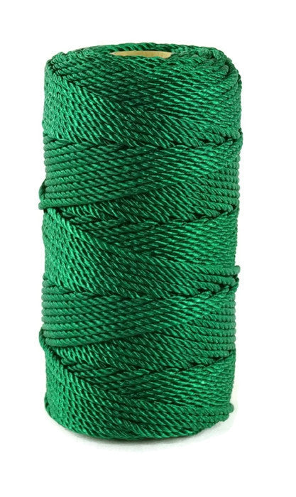 Green Twine String,100M Green Thread Twist Ties with Coil,Green