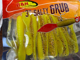 3" Salty Grubs