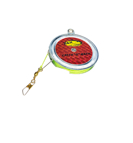  H&H Catch-O-Matic Auto Fishing Reel Yo-Yo with High Visibility  Chartreuse Nylon Line Automatic Fishing Reel for Catfish (12 Pack) : Yo Yos  : Sports & Outdoors