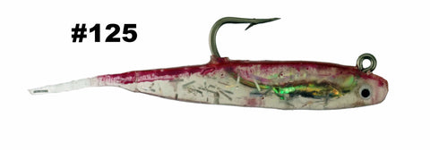 H&H Glass Minnow Double Rig 1/8oz All American Shad GMDR18-207