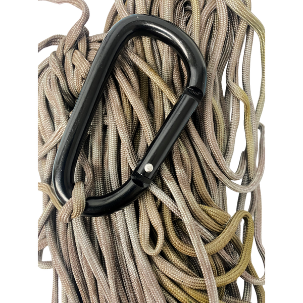 100' Utility line - Paracord and Carabiner - Sale - Closeout