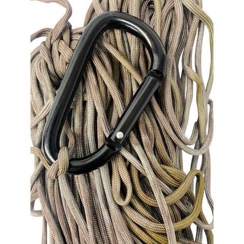 100' Utility line - Paracord and Carabiner - Sale - Closeout– H&H Lure  Company