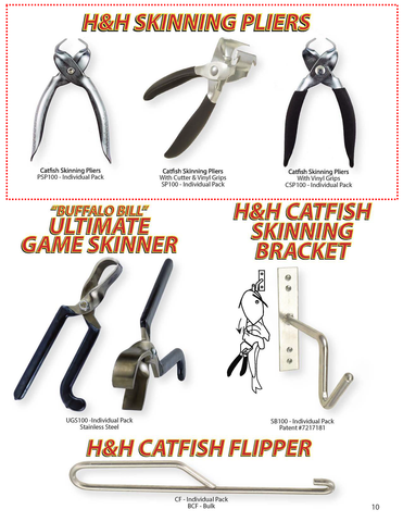 Bullhead Skinner, Skinning Pliers, Vintage Fishing Tool,catfish Skinner 242  