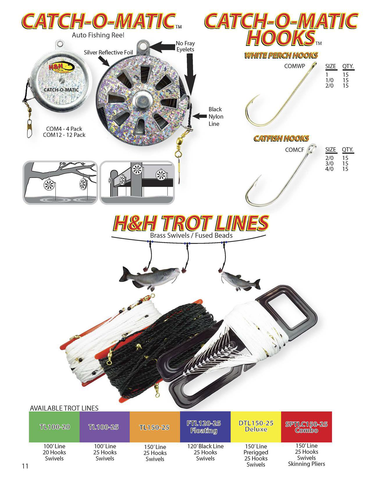 Trot Line 150'-25– H&H Lure Company