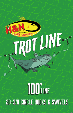 H&H TL100-20 Trot Line 100' x 20Hks